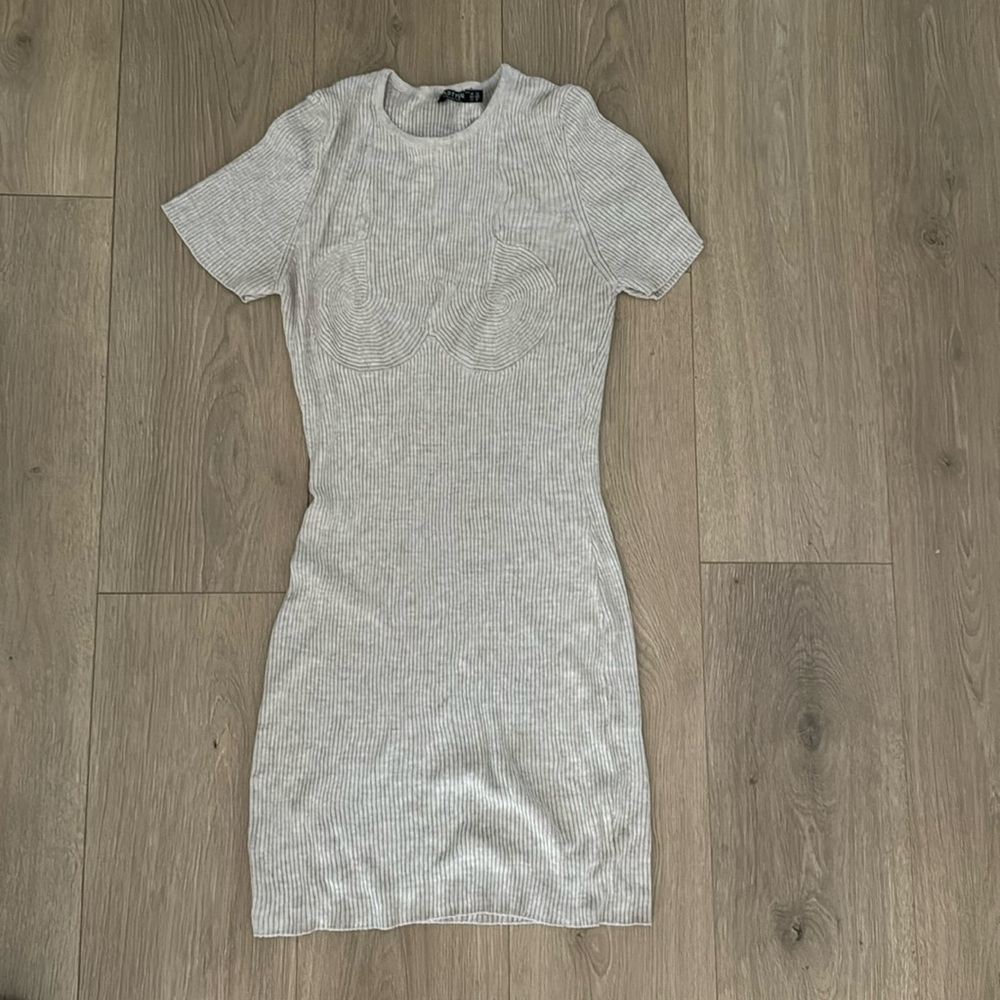 Nasty Gal ribbed mini dress